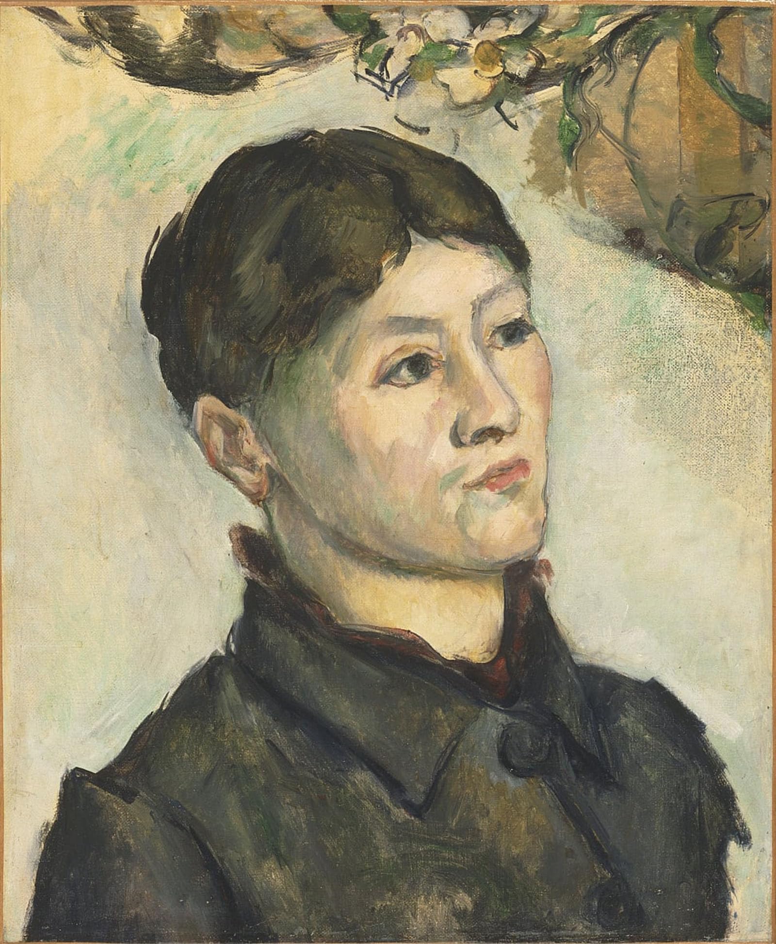 ARTXLXXBN Famous Painting Art Wall Decor Abstract Art Picture Portrait of Madame Cézanne by Paul Cézanne Animal Pictures for Home Decor 60x90cm