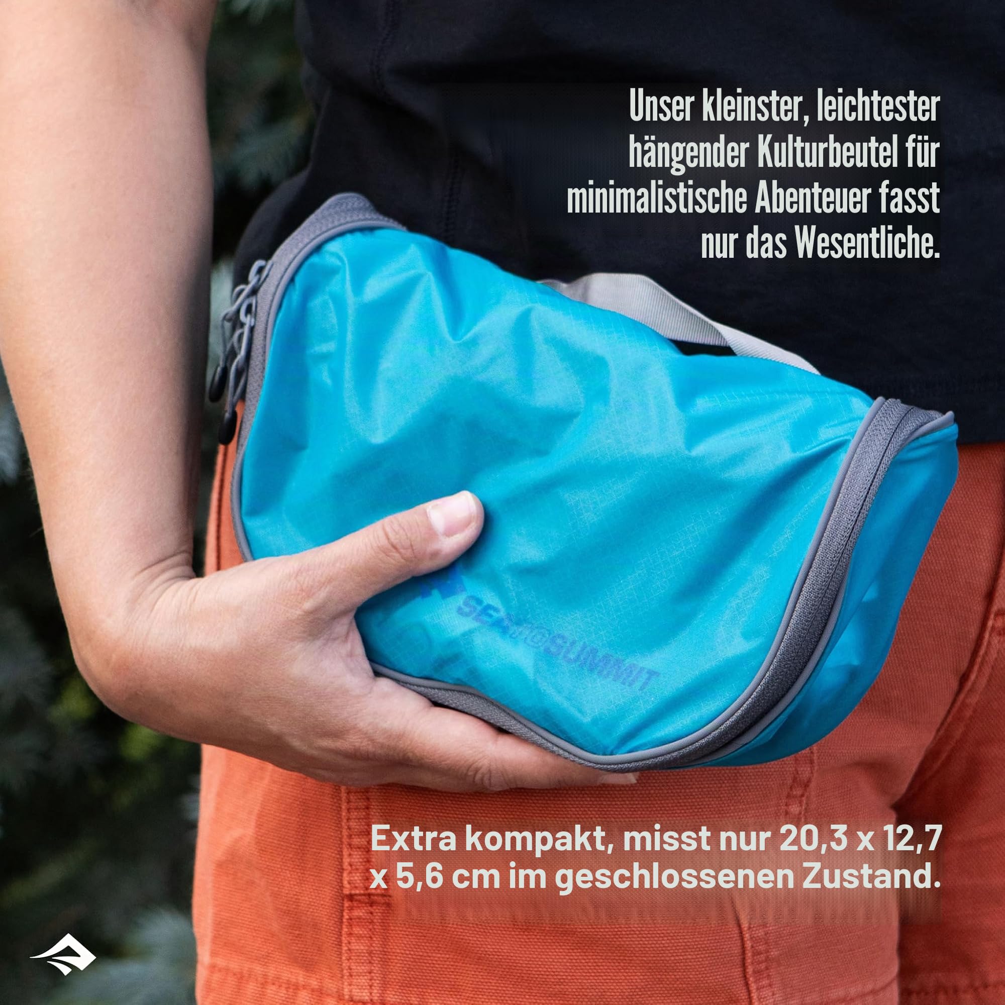 Sea to Summit TravellingLight Kulturbeutel zum Aufhängen, Reise-Organizer für Damen und Herren