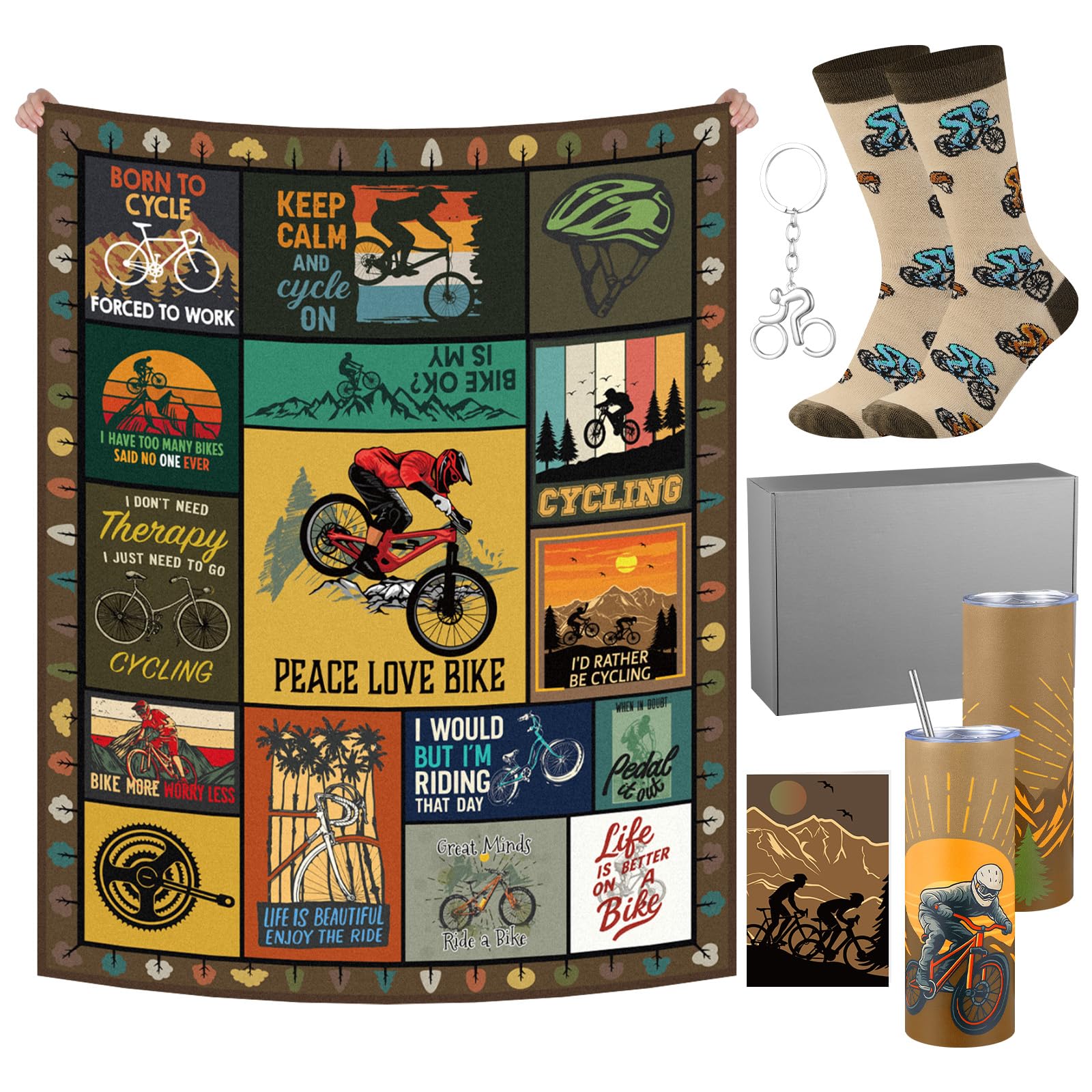 Tinlade 6-Piece Bike Cycling Gift Set