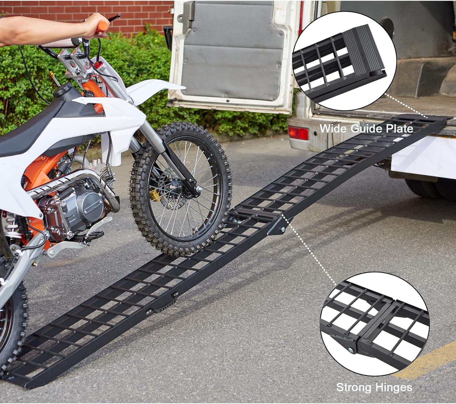 Rampes De Charge Aluminium 2 Pièces 1500LB - Pour Moto, VTT, UTV, Camion, Neuves, Capacité 750lb Chacune