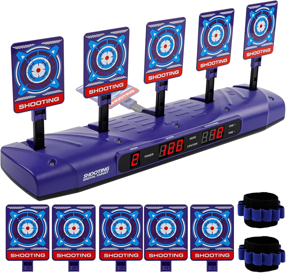 Amazon.co.jp: 電子ターゲット シューティングターゲット 射撃練習 五