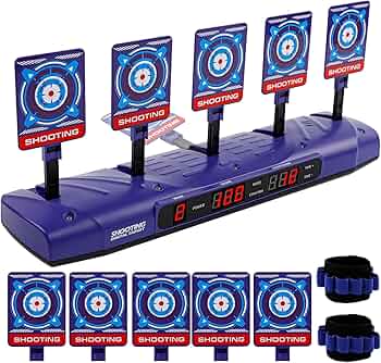 ⭐️残り1点⭐️射撃ターゲット 的あて シューティング スコア 自動カウント Amazon | HAMILO 射撃ターゲット 的あて シューティング スコア