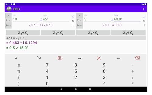 Complex Number Calculator