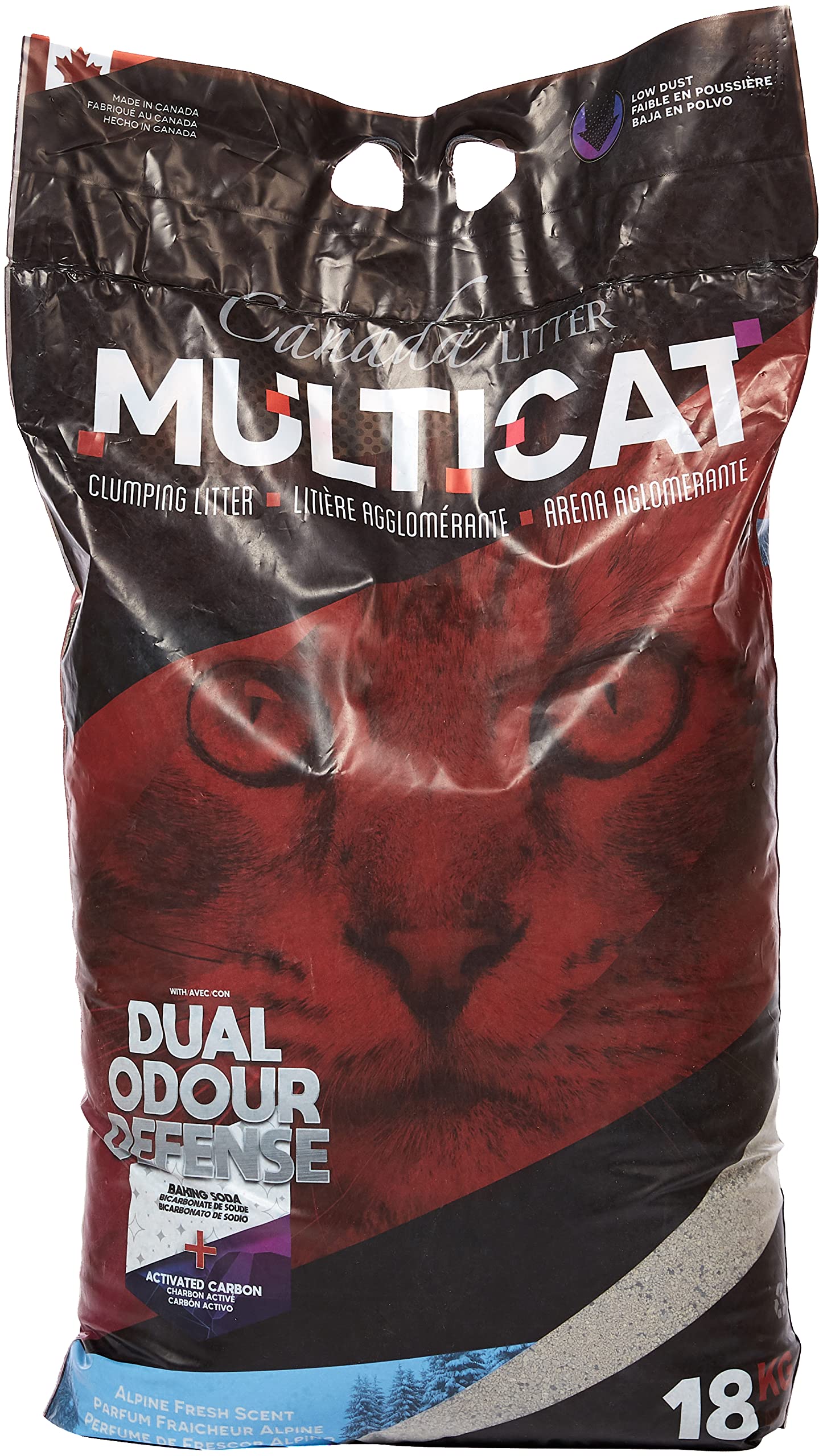 Multicat Odour Defense Alphine Fresh Scent, Grey