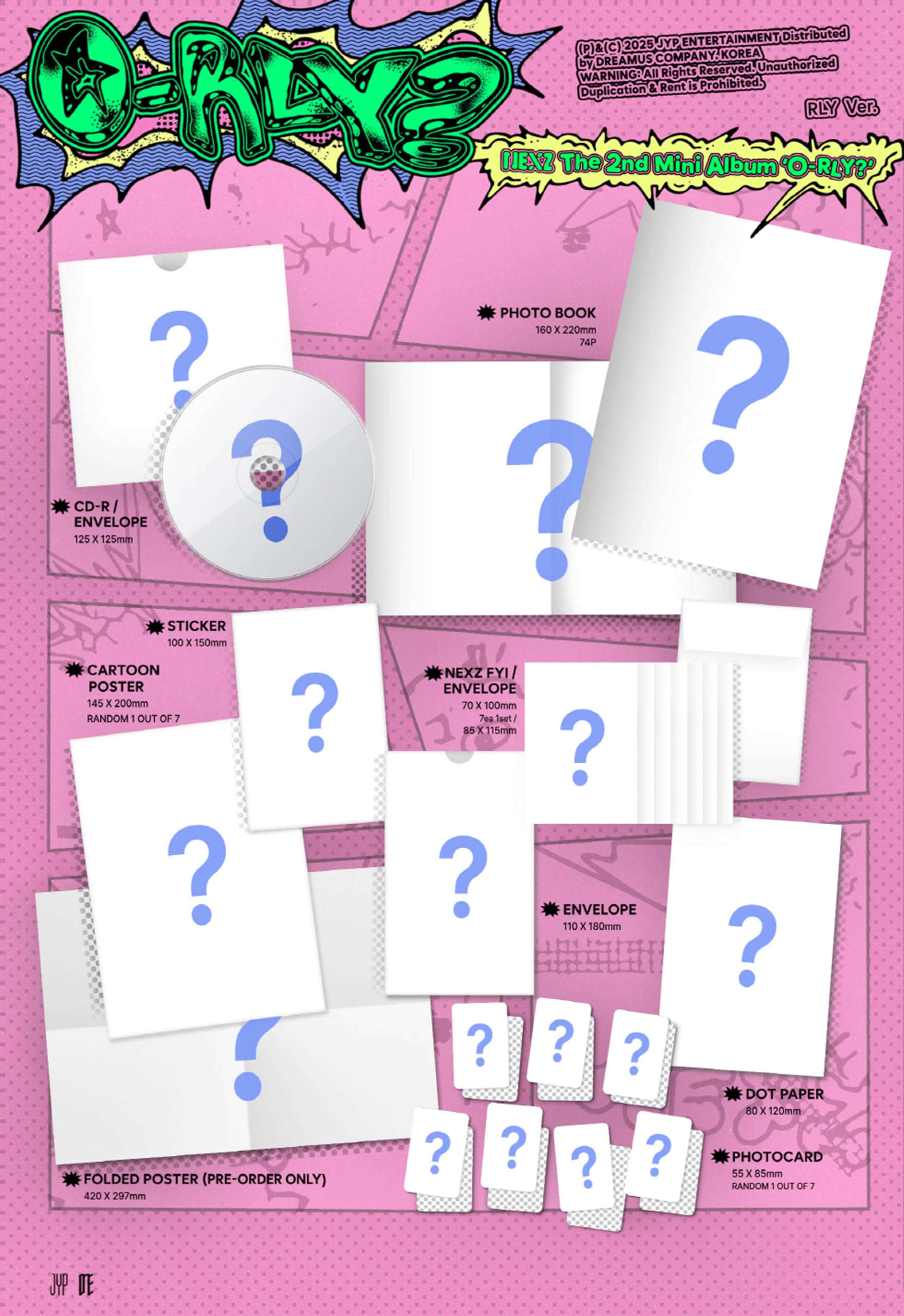 Amazon.com: NEXZ 2nd Mini Album O-RLY? (Photobook - RLY Ver