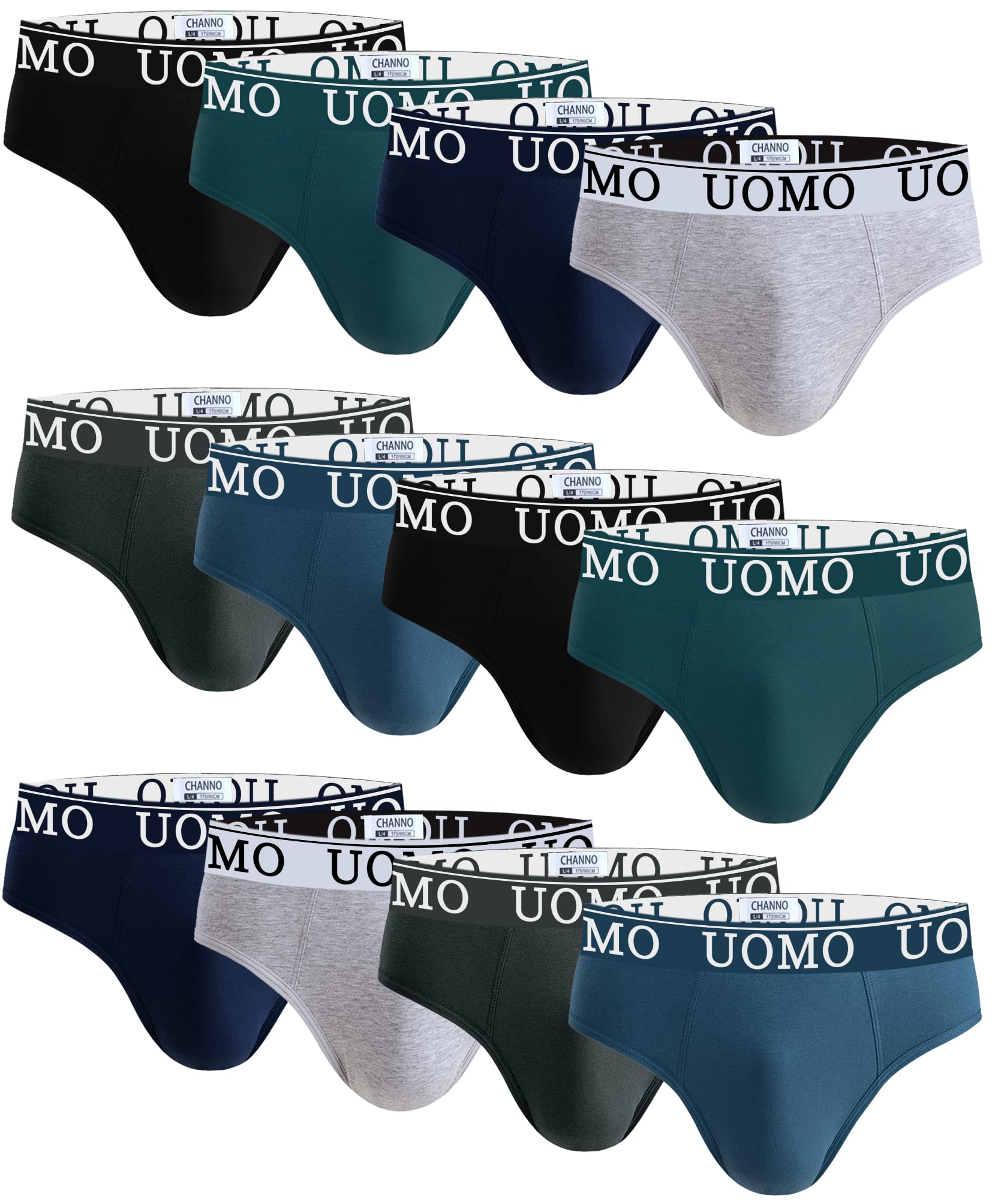 Channo Slips en Coton pour Hommes Uomo - Invisible et Doux