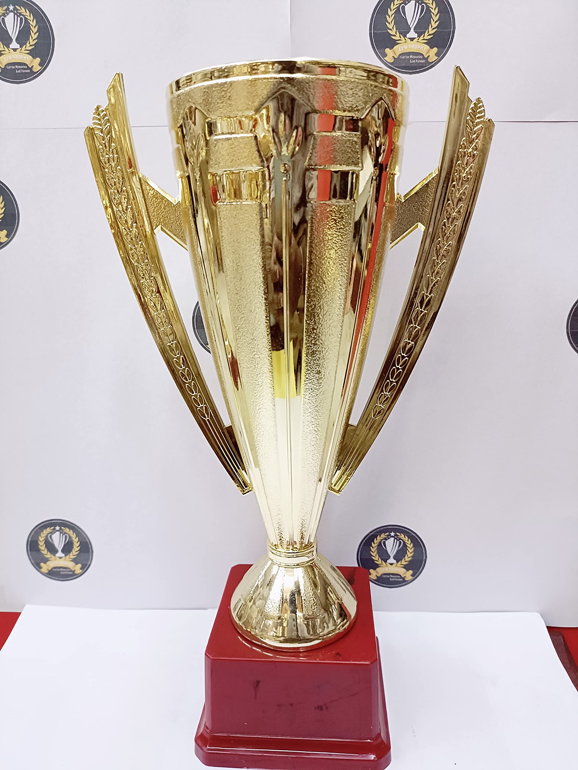 Trophy Golden Fiber V Shape Cup Open (B09YQFG45C) Amazon Price History, Amazon Price Tracker