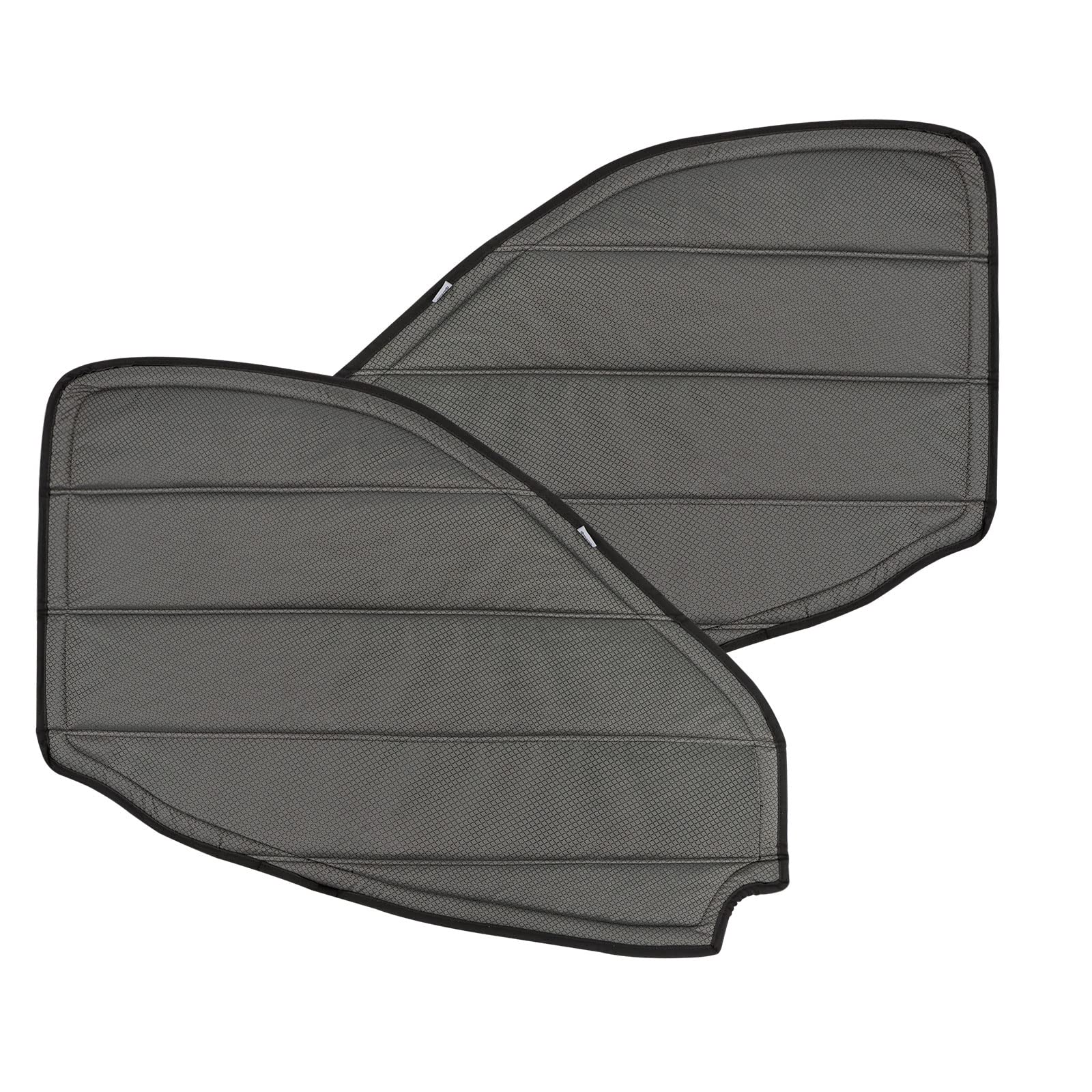 VANNCAMP RV Custom Windshield Sunshades-Compatible with 2020 2021 2022 Ford Transit-Bug Screen Magnetic Insulated Blackout Front Door Window Covers(Pair)-Drak Grey