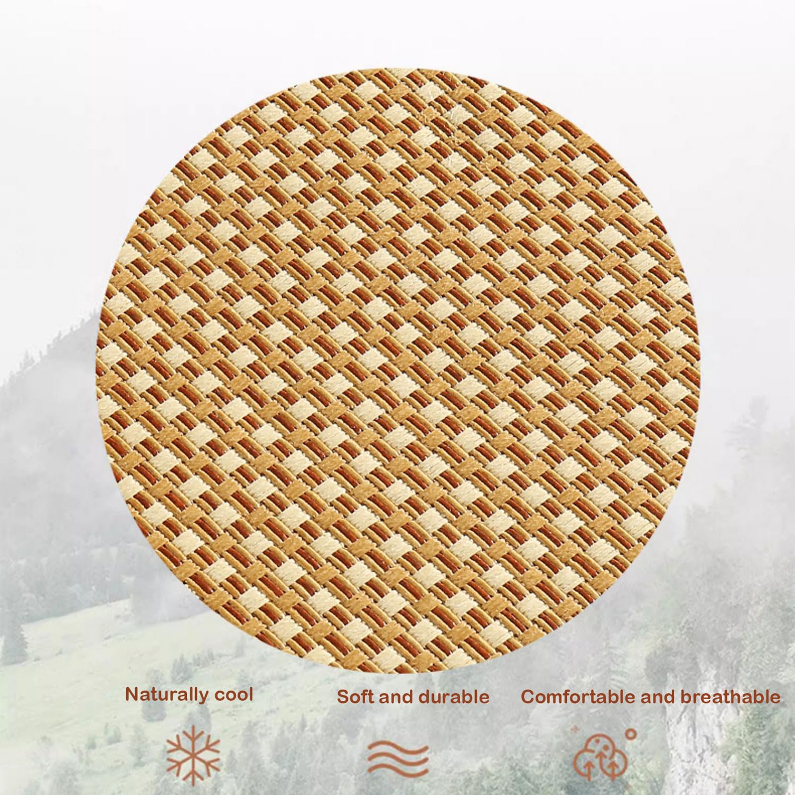 Tatami Mat - Colchón de futón plegable para uso en el suelo, ideal para meditación, yoga, zen, sala de té, diseño de césped plegable, perfecto para comodidad y estilo