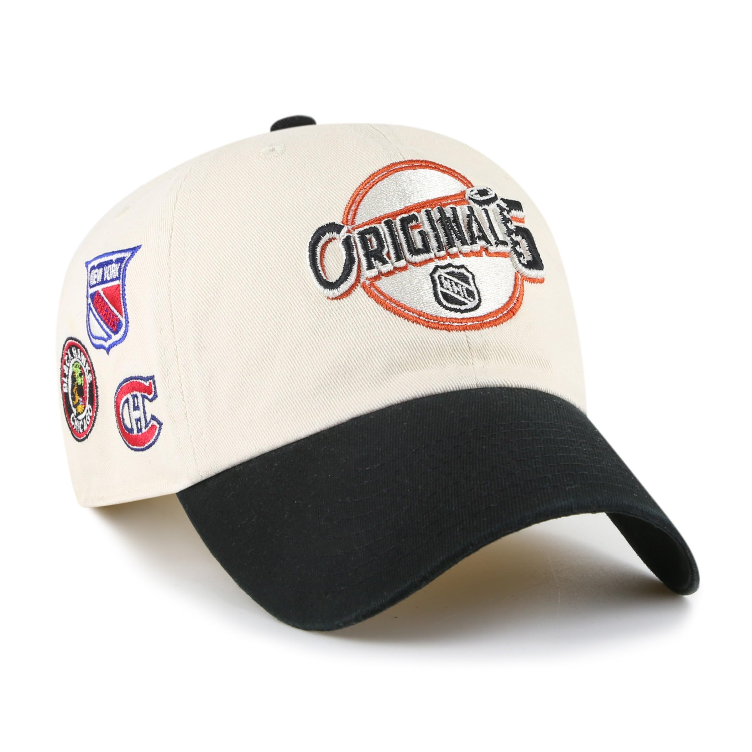 47 NHL Original 6 Two Tone Clean Up Adjustable Cap - White