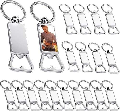 Llaveros en blanco de sublimación para abridor de botellas de metal (20)