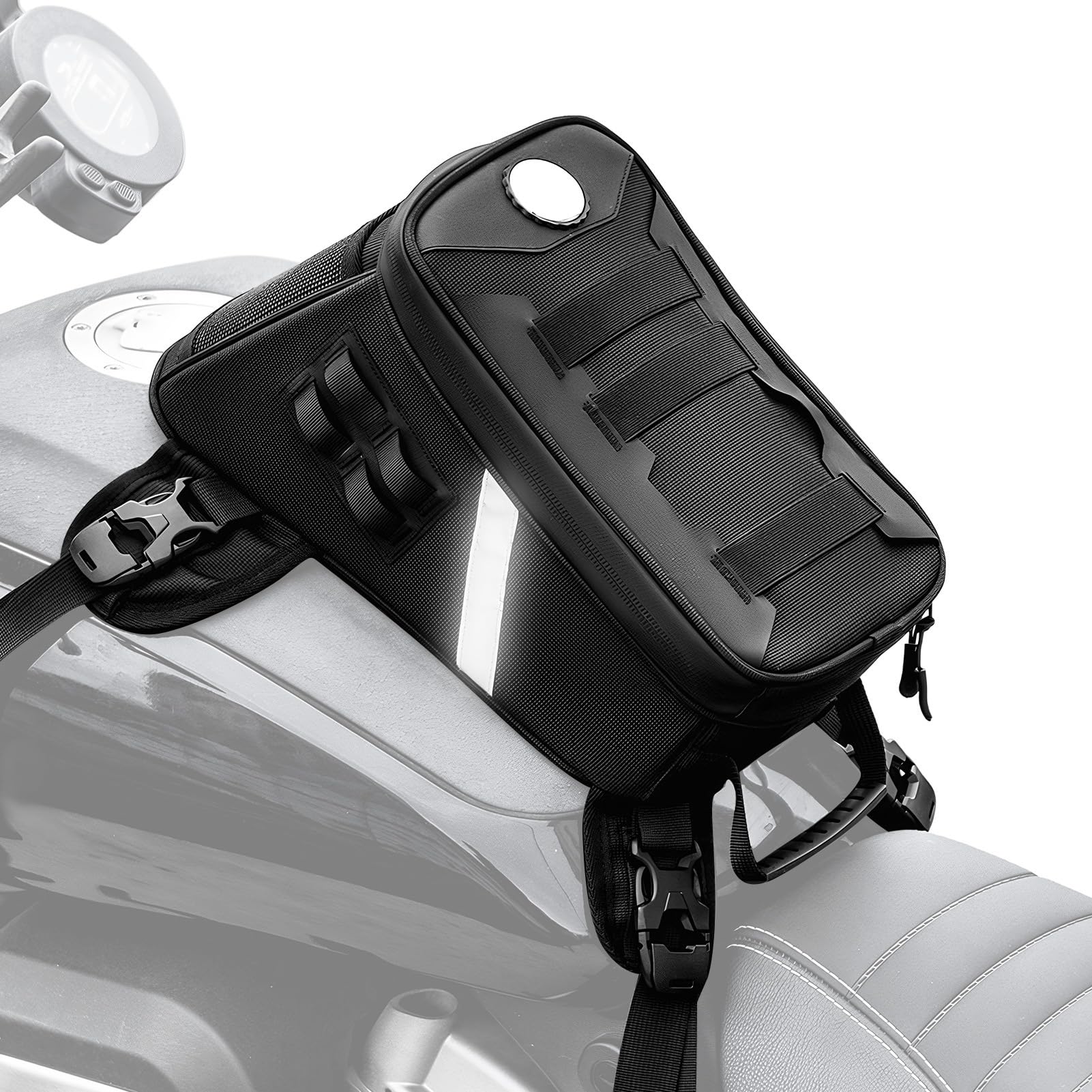 Torba Motocyklowa do Przechowywania 5L Odblaskowy i Antypoślizgowy Uchwyt z