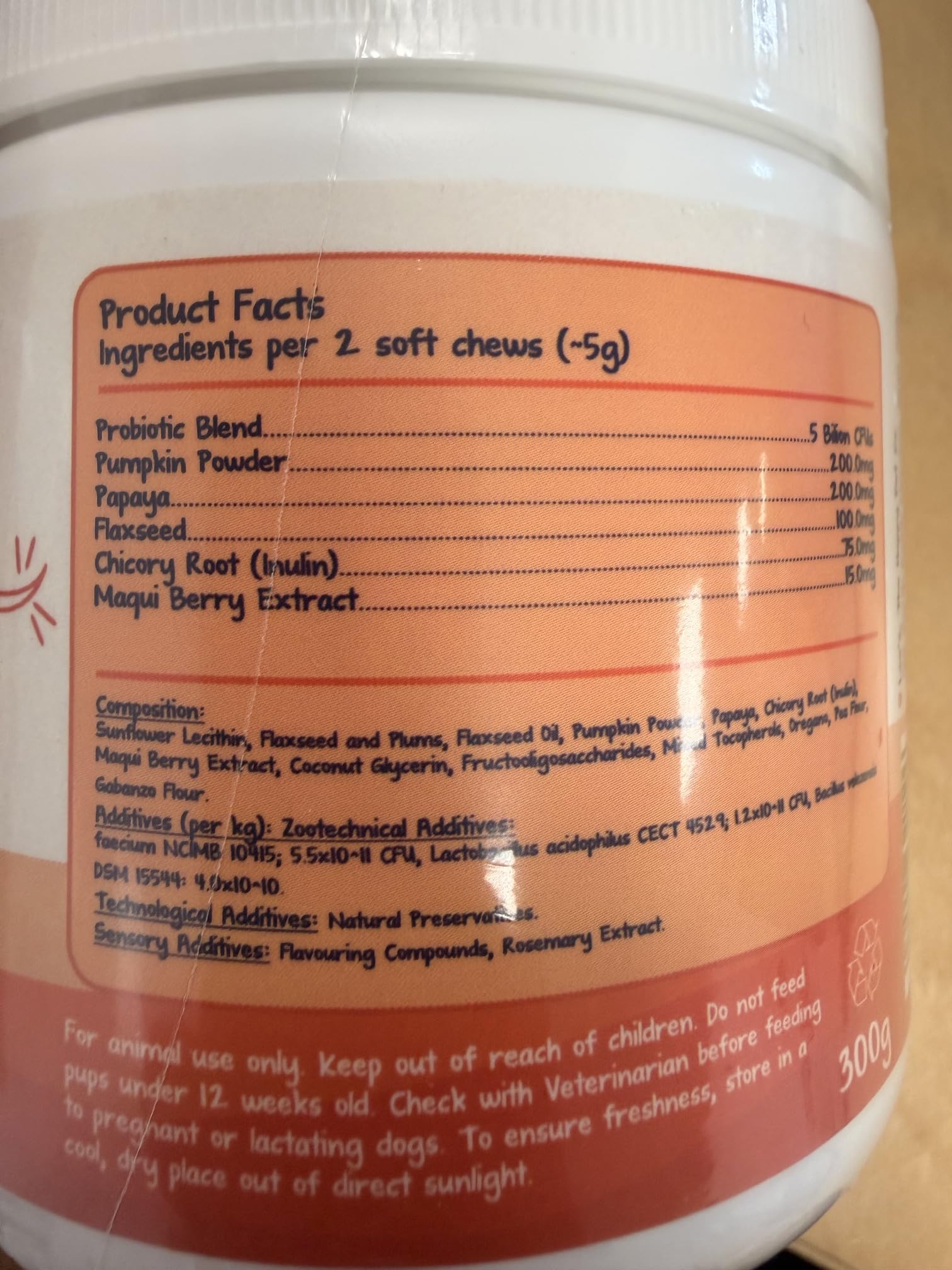 Leo's Probiotic for Dogs chews | Natural Dog Probiotic Supplements | Pro Biotics for Gut Health Dog | Pre Pro and Post Biotic dog treats | Gut Health, Anal Glands, Grass-Eating, Itchy Ears | 2 x pack
