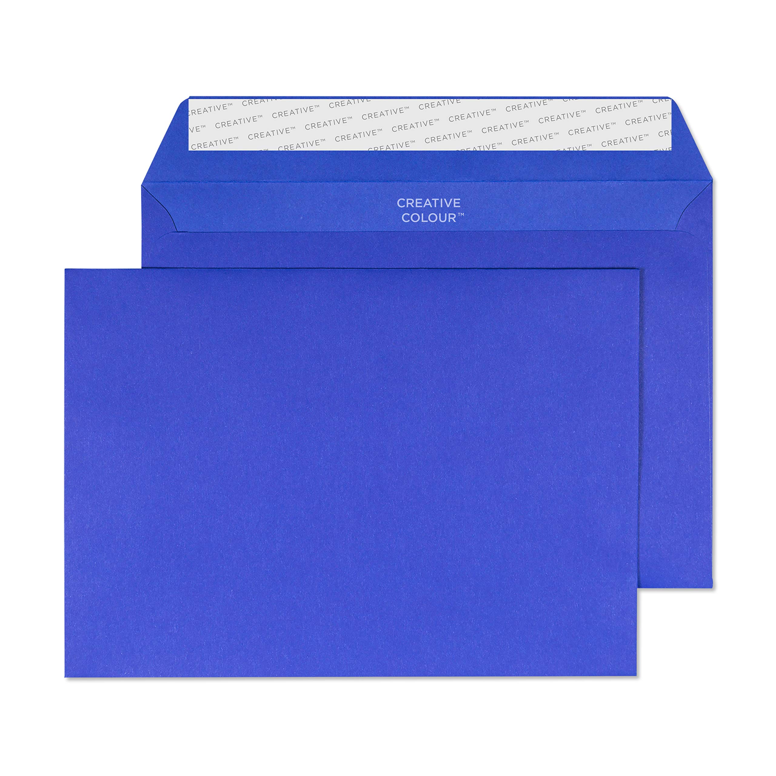 Blake Creative Color, Bright Blue Invitation Envelopes, 6 x 9 Inches, Victory Blue, 80lb Paper, Peel & Seal (343-76) - Pack of 500