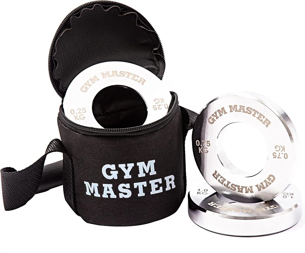 GYM MASTER Pair of Olympic 2" Fractional Change Weight Plates Precision Steel Discs