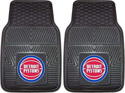 Fanmats tapete para carga resistente, de vinilo, con diseño de los Detroit Pistons, con licencia de la NBA, Estera de uso general, Multi Color