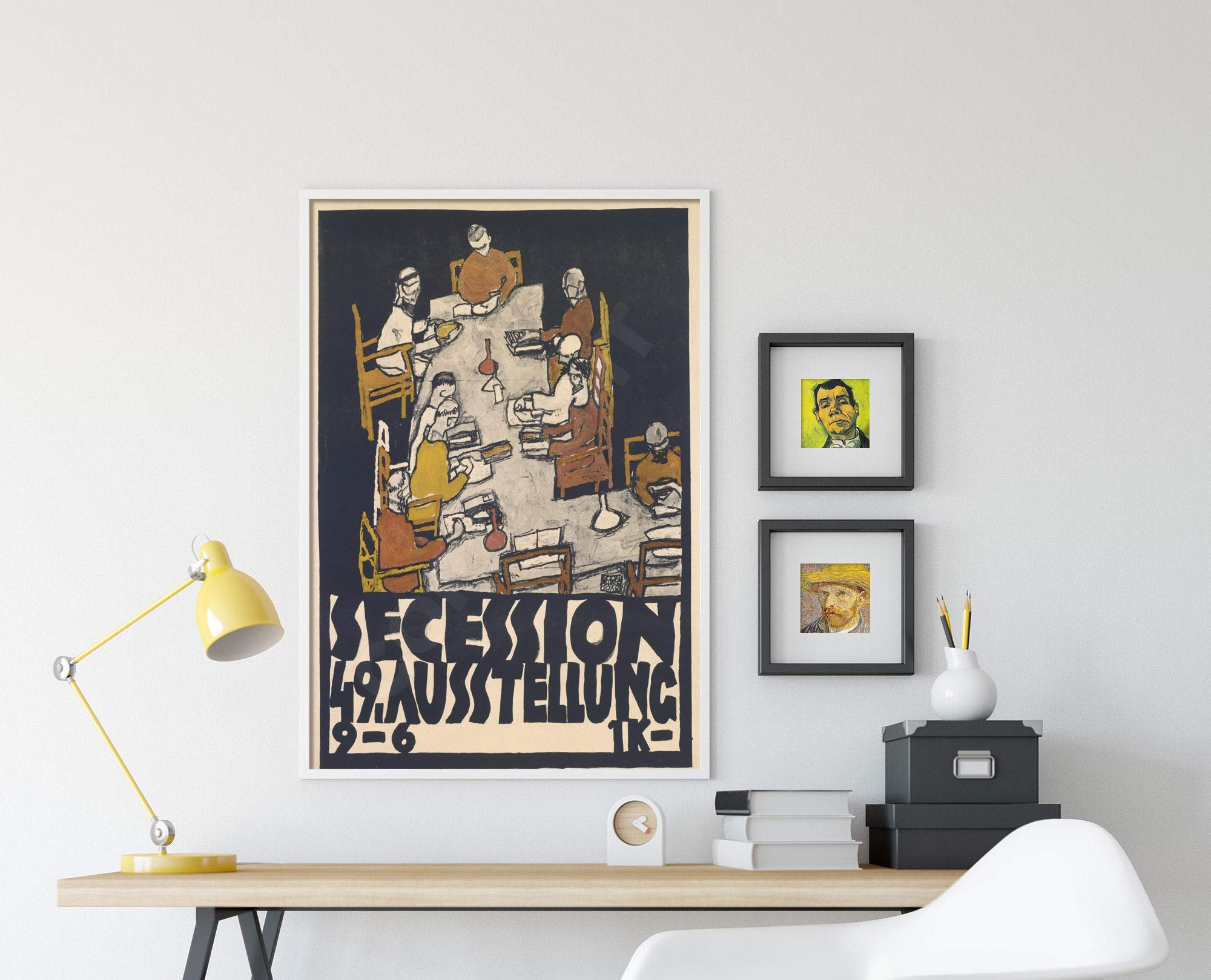 Egon Schiele、Secession 49. Austellung Egon Schiele. Poster for the 49th Exhibition of the Vienna