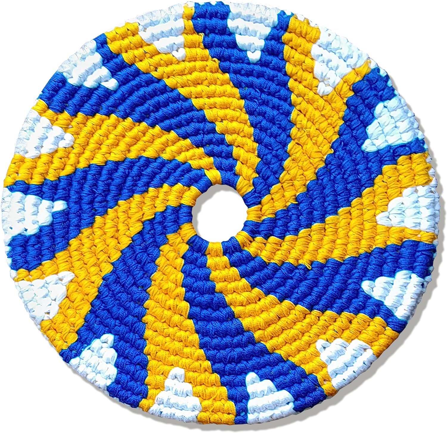 Buena Onda El Grande Flying Disc - 8'' Flexible Sport Disc for Indoor and Outdoor Play - Amazing Handmade Quality from Guatamala - Pocket Discs are Played in Over 20 Family Fun Games