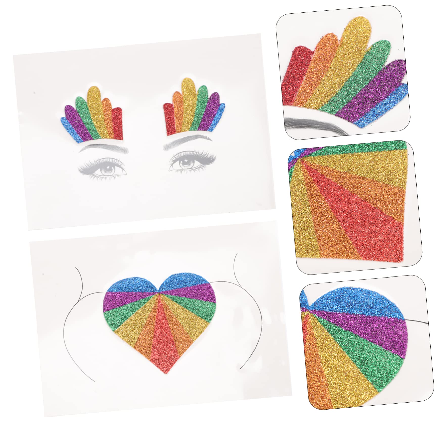 10piezas Pegatinas De Orgullo Tatuajes Temporales Arcoíris Para Fiesta Lgbtq Decoración Facial y Corporal Adhesivos Sin Daño La Piel Perfectos Para Celebraciones y Eventos De