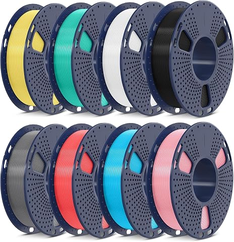 SUNLU High Speed PLA Filament 1.75mm, 8x250G Meta Pack, 8...
