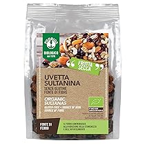 Probios Uvetta Sultanina Bio – Senza Glutine – Confezione da 6 x 250 g