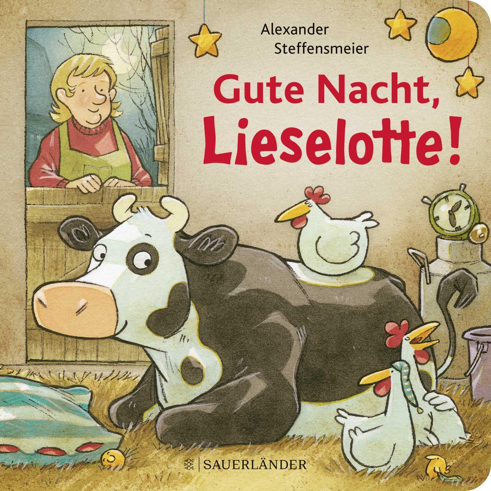 Gute Nacht, Lieselotte!: Pappbilderbuch über das Einschlafen ab 2 (Pappbilderbücher von Kuh Lieselotte, Band 10)
