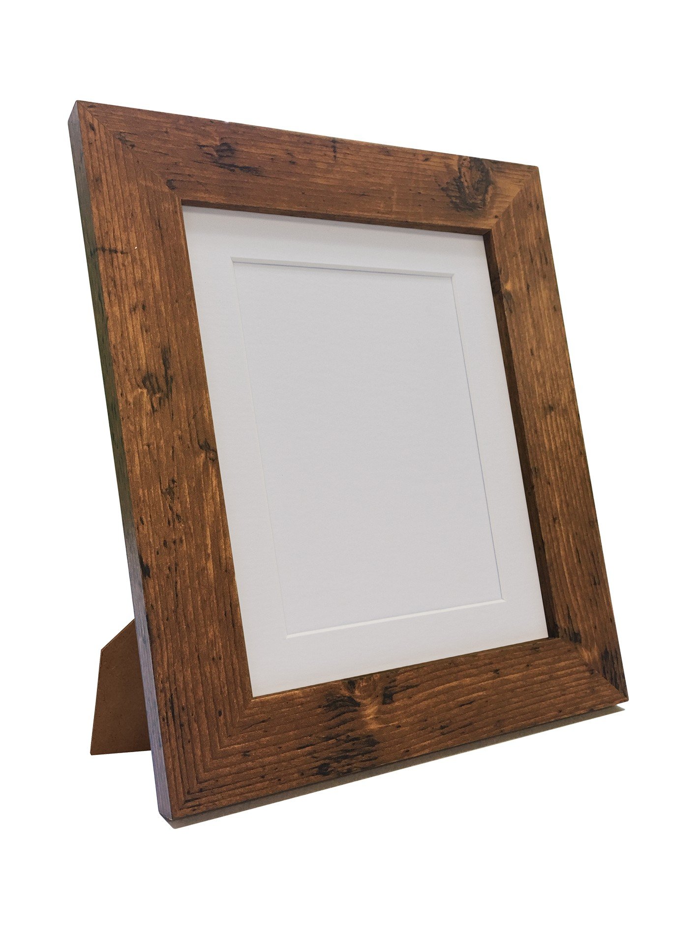 Frames By Post White Mount Metro Vintage Wood Photo Picture Poster Frame With A3 Image Size A4