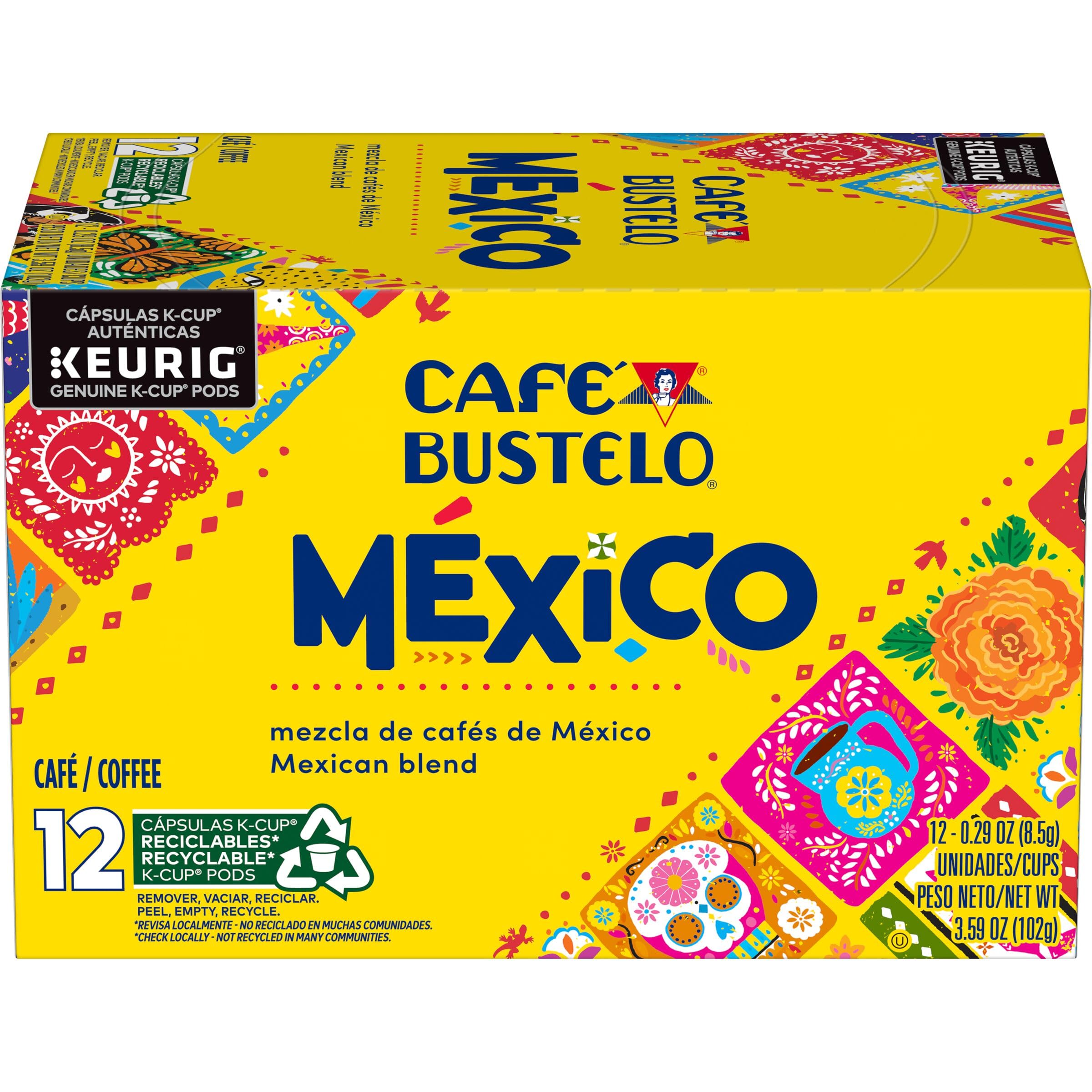 Café BusteloMexico Blend Dark Roast Coffee, 72 Keurig K-Cup Pods