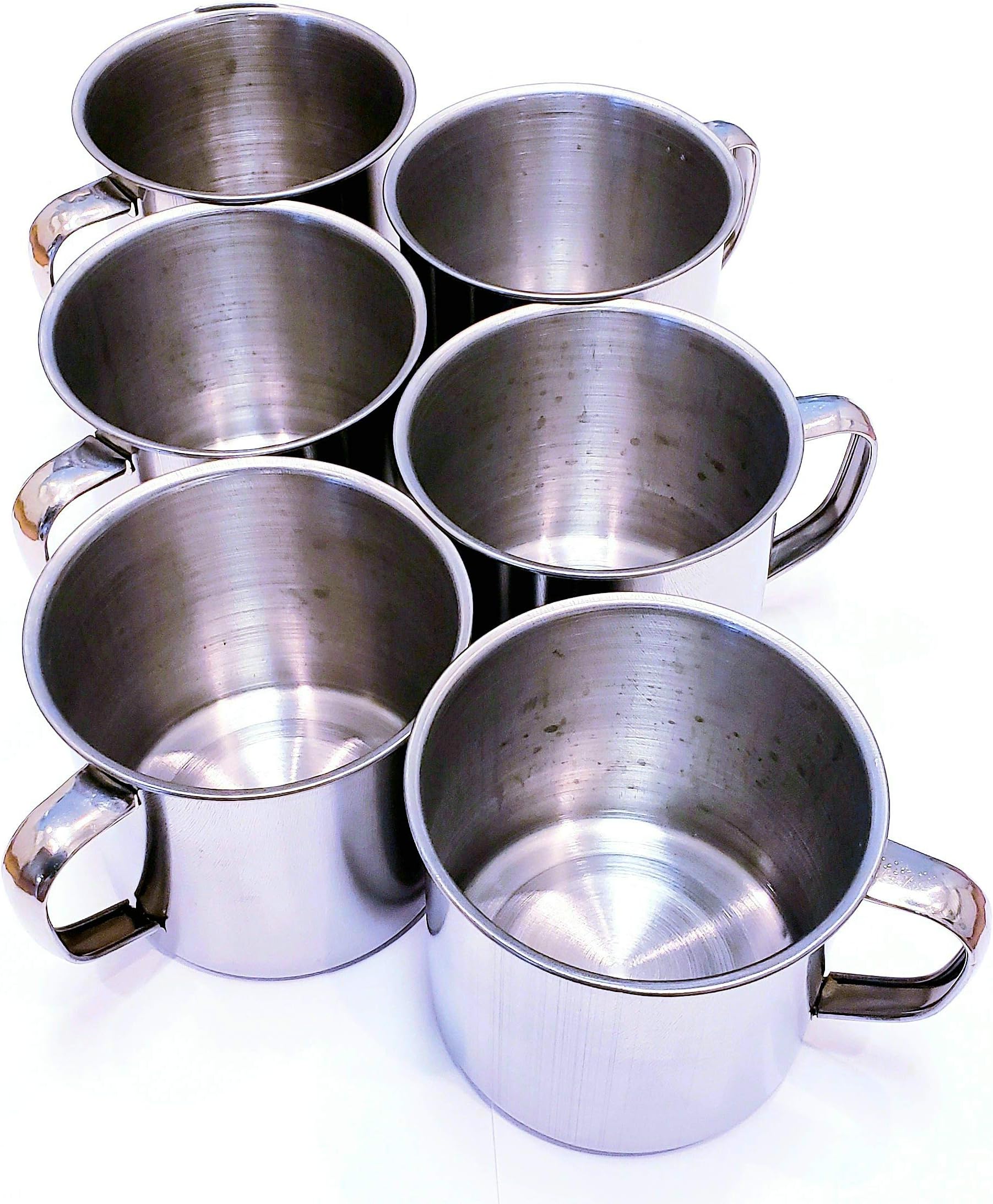 Camping Coffee Mugs Soup 12 Ounce Cups 6 Pack