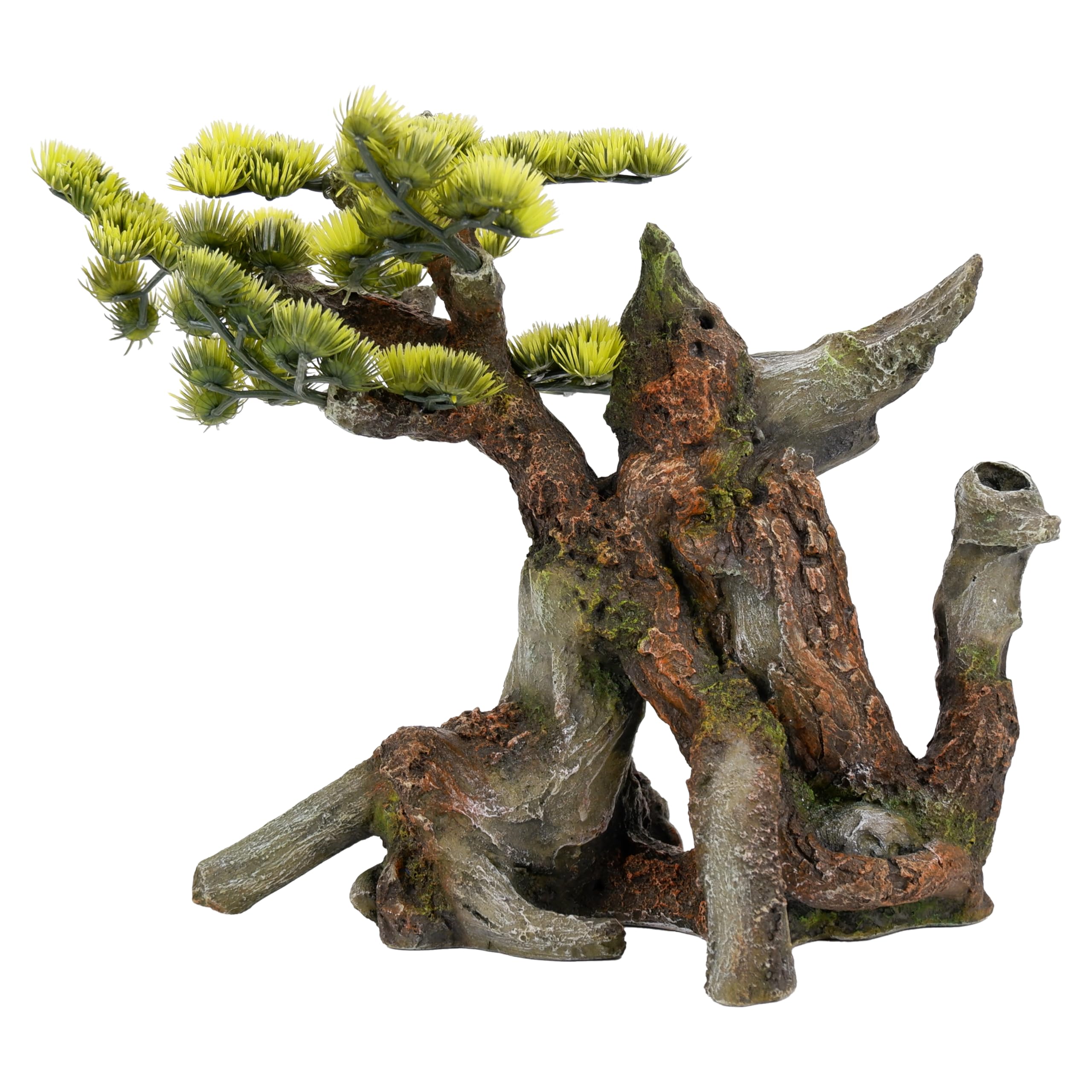 CLASSIC Gnarled Bonsai Tree Aquarium Ornament - Natural Aquascape Decoration - 280 x 150 x 238mm