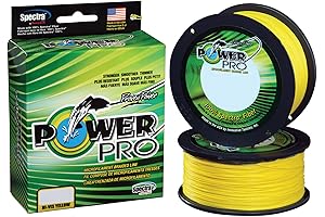 POWERPRO 8lb Braided Fishing Line: Yellow 150YD/8LB