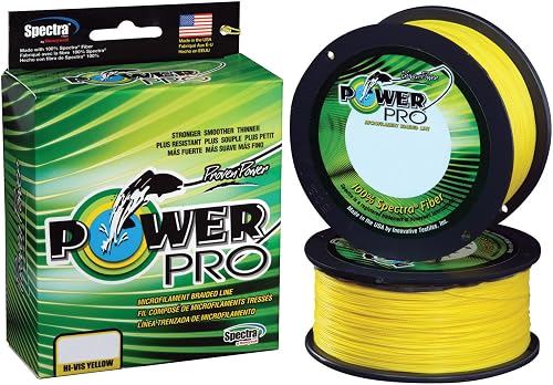 PowerPro 21100080150Y braided-line, Hi-Vis Yellow