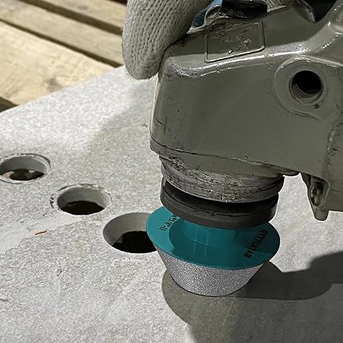 Miniatura 3 de GYTYCATAH Brocas biseladas de diamante, brocas avellanadas de diamante de 1-38 pulgadas (1.378in) con vástago hexagonal para agujeros existentes que