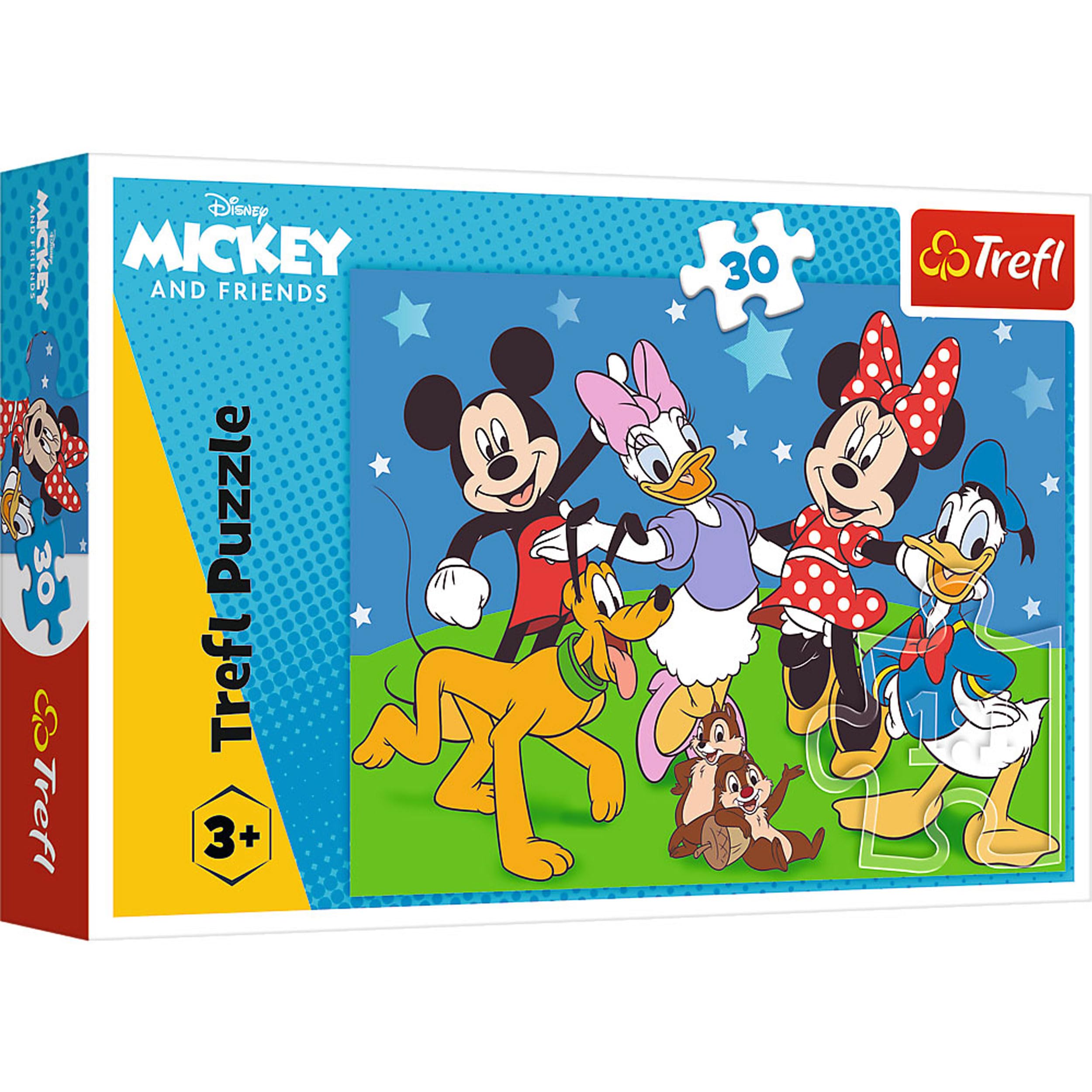 Puzzle 30 Disney Mickey Mouse : Amazon.co.uk: Toys & Games