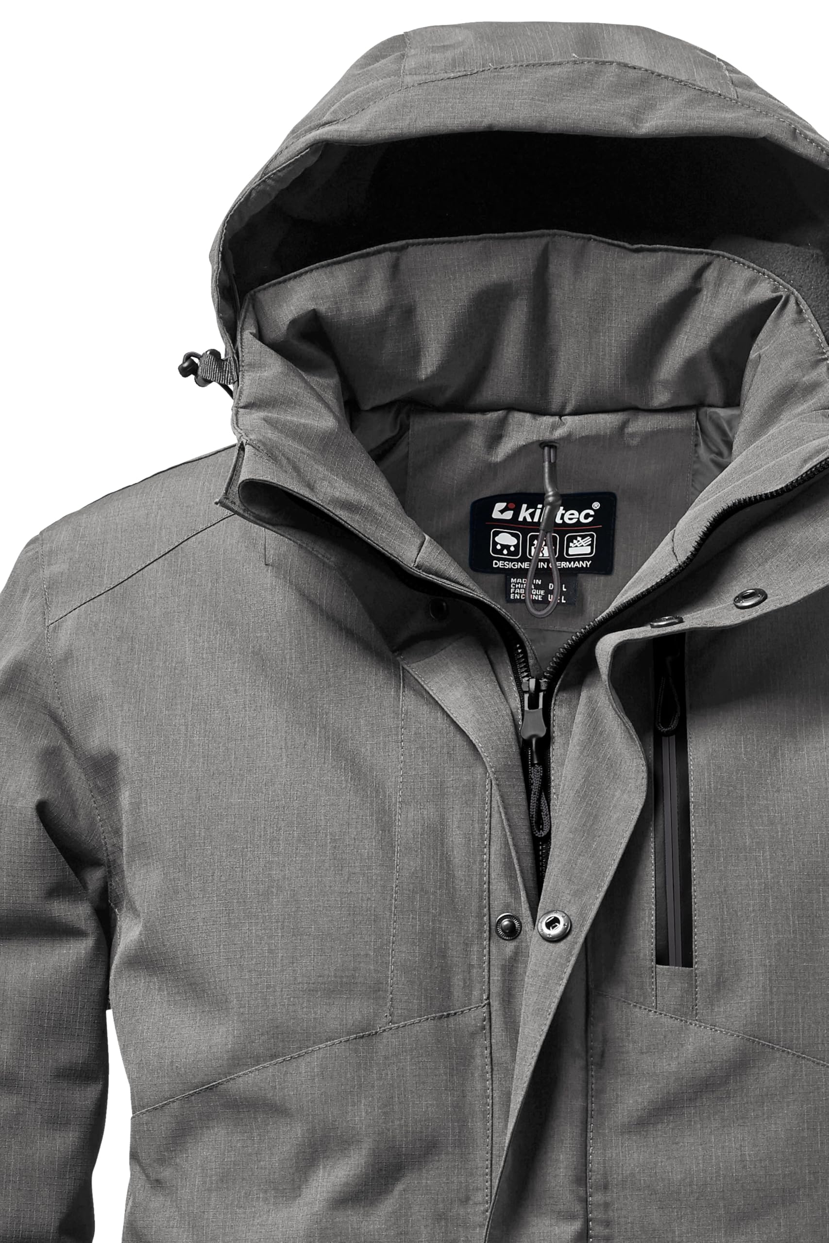Killtec Kow 161 Mn Jckt KOW 161 MN Jckt Veste Fonctionnelle avec Capuche Amovible Homme
