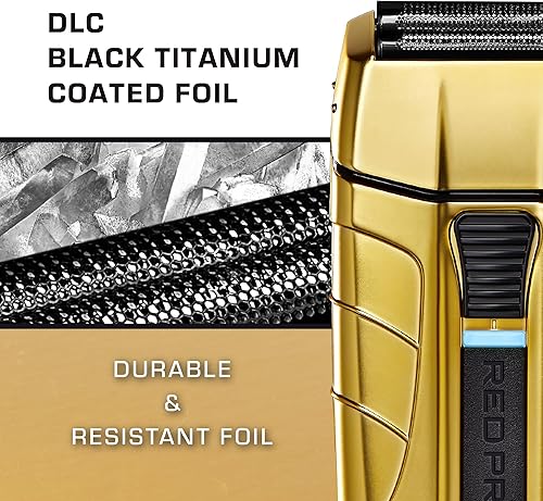 Miniatura 2 de RED Pro Cable de afeitadora de papel de titanio, afeitadora inalámbrica para hombres, potente rasuradora eléctrica USB-C recargable, hasta 170