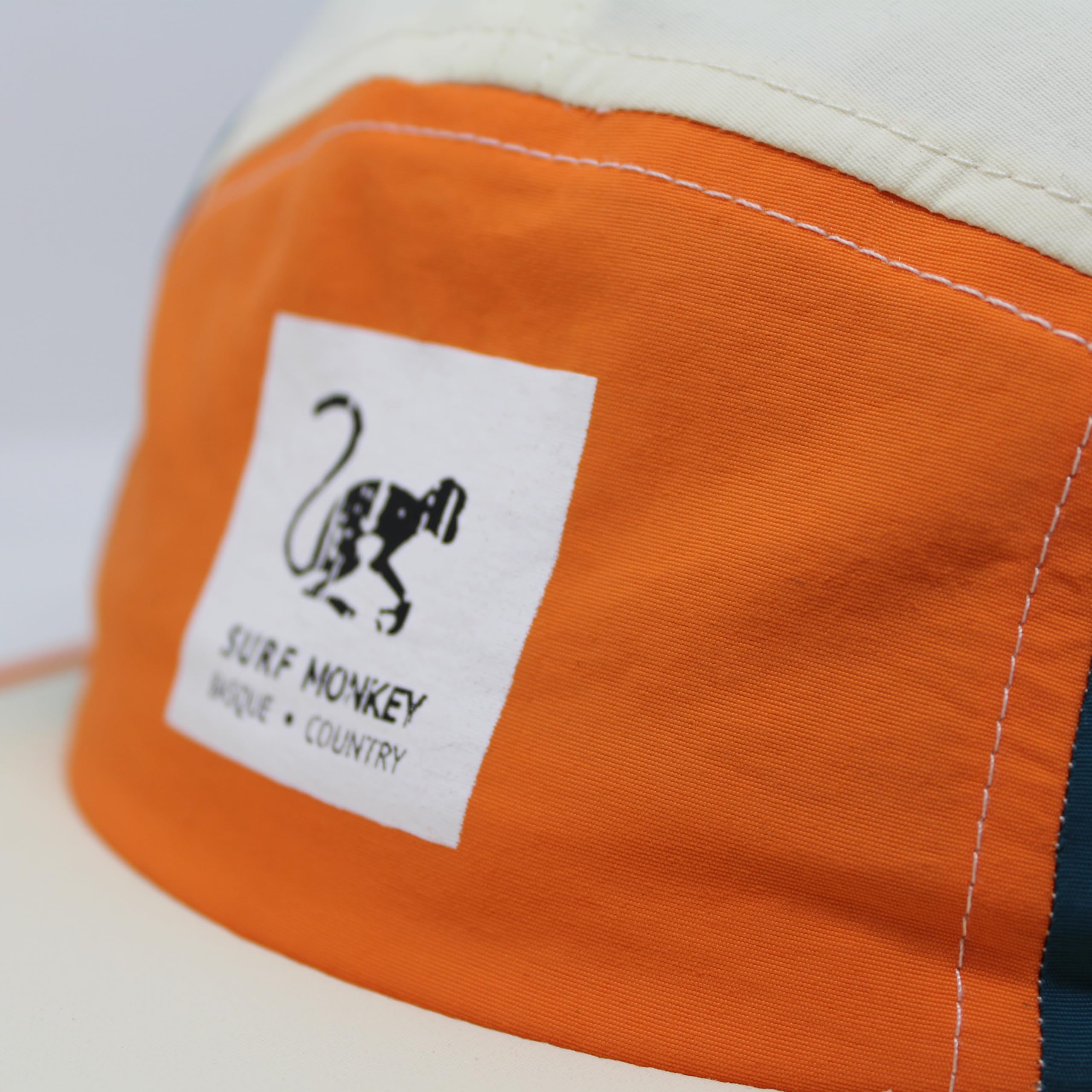 Surf Monkey Casquette strapback réglable imperméable - Classic Jockey Cap - Casquette de baseball pour homme/femme Casquette à 5 panneaux