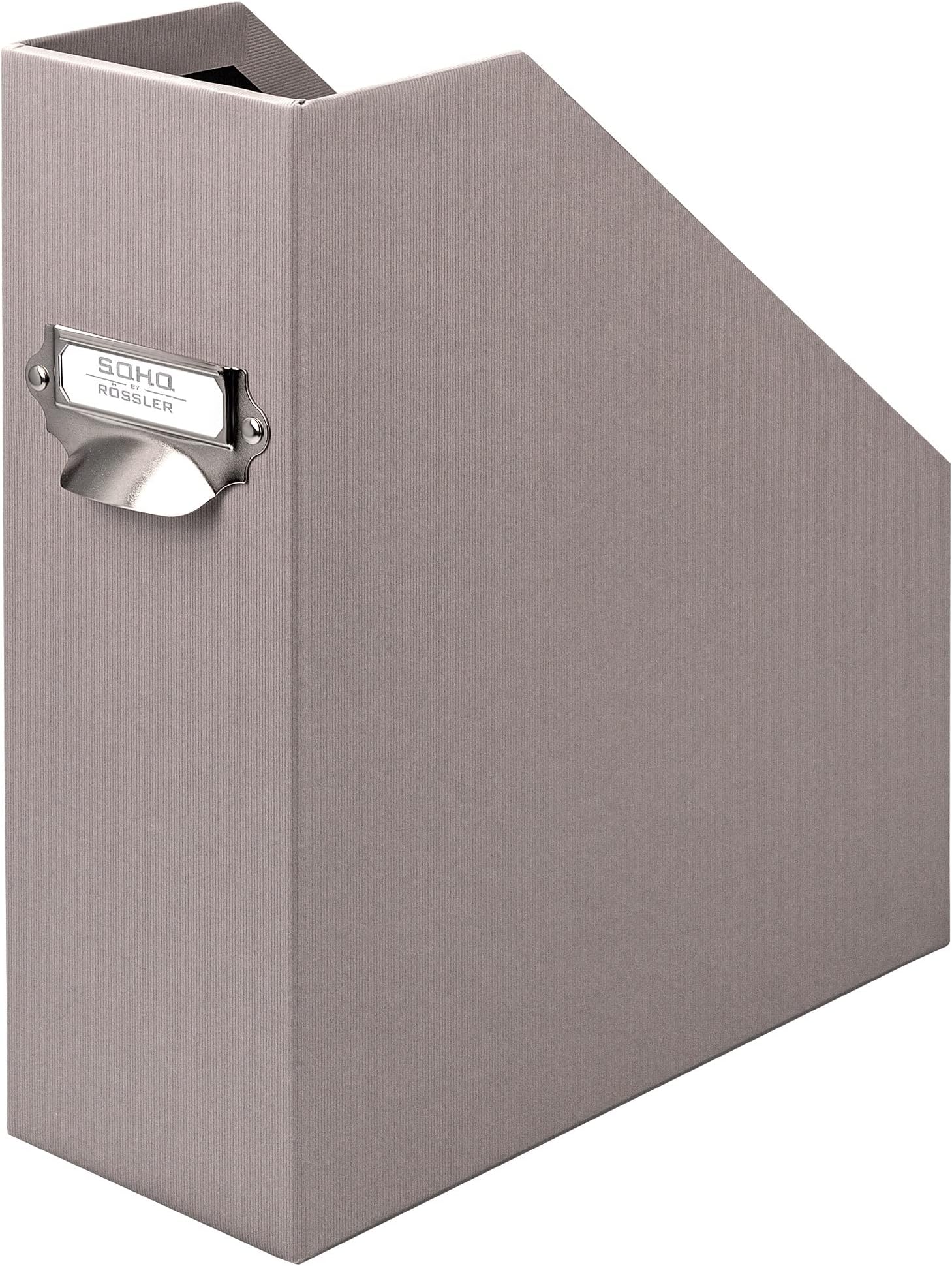 Portariviste R&ouml;ssler In Cartone Per A4 - Design Nocciola, Fatto A Mano In UE