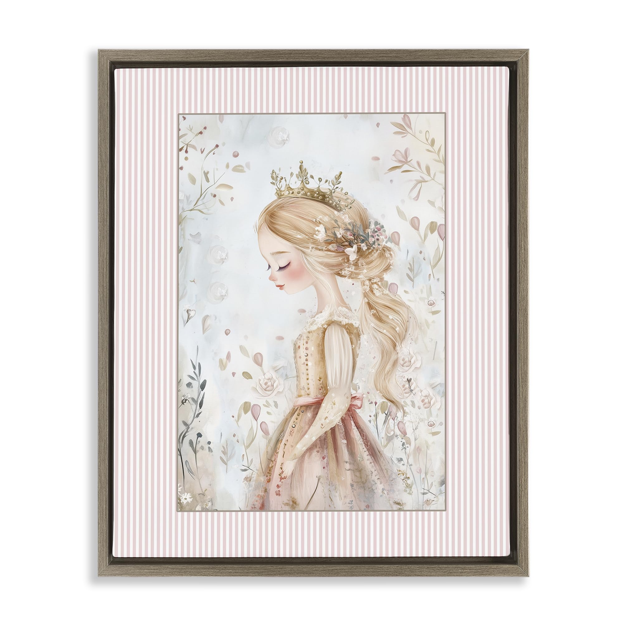 'Enchanted Dreams Princess'| Floating Frame Canvas Art