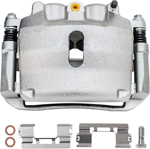 Miniatura 2 de Detroit Axle - Pinza de freno de disco del lado del pasajero delantero con soporte de repuesto para Ford F-150 2004 2005