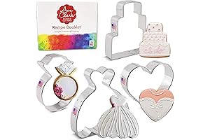 Ann Clark Wedding Cookie Cutters Set of 4