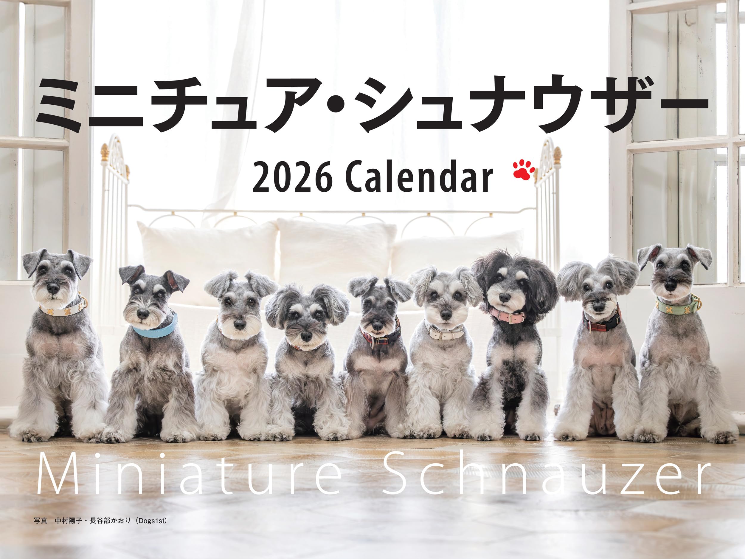 2026年カレンダー ワイド判 ミニチュア・シュナウザー (誠文堂新光社