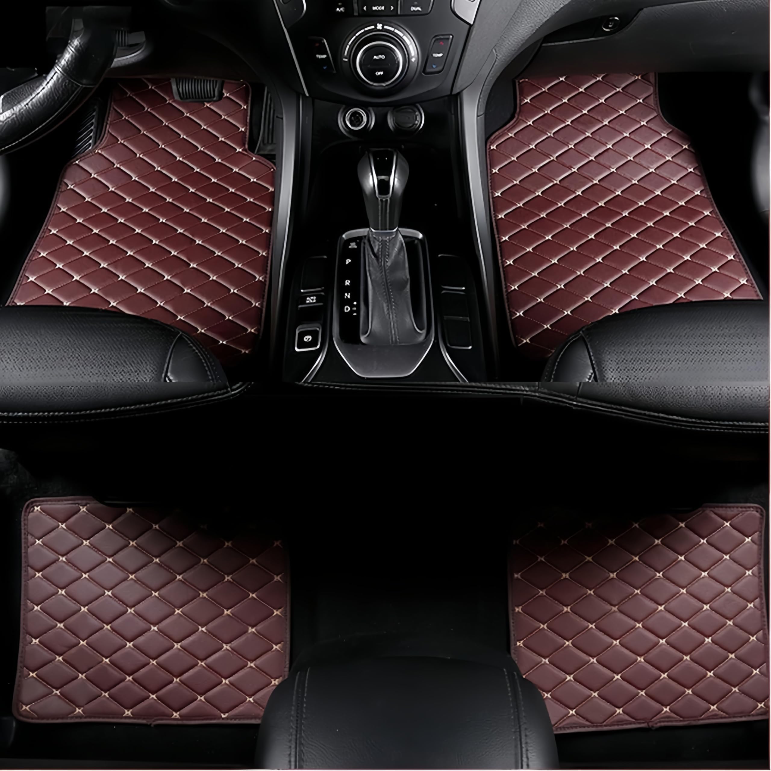 Tapis Honda Civic Type R FD2 FN2 par 4 protections de sol auto café
