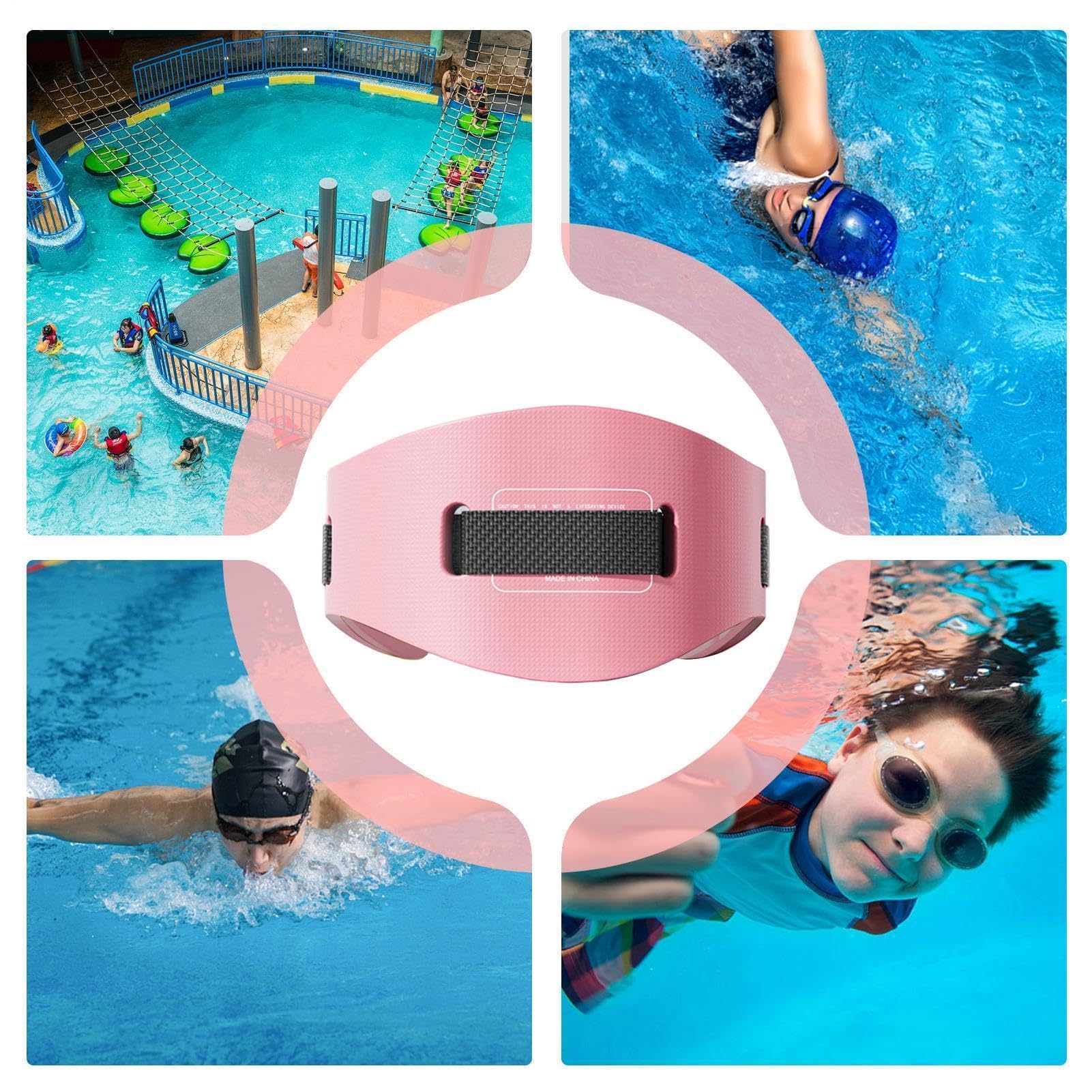 Flotteurs de piscine – Sécurité ergonomique haute densité pour adulte, ceinture de flottaison pour l'été, l'aérobic, la gym, l'entraînement aqua