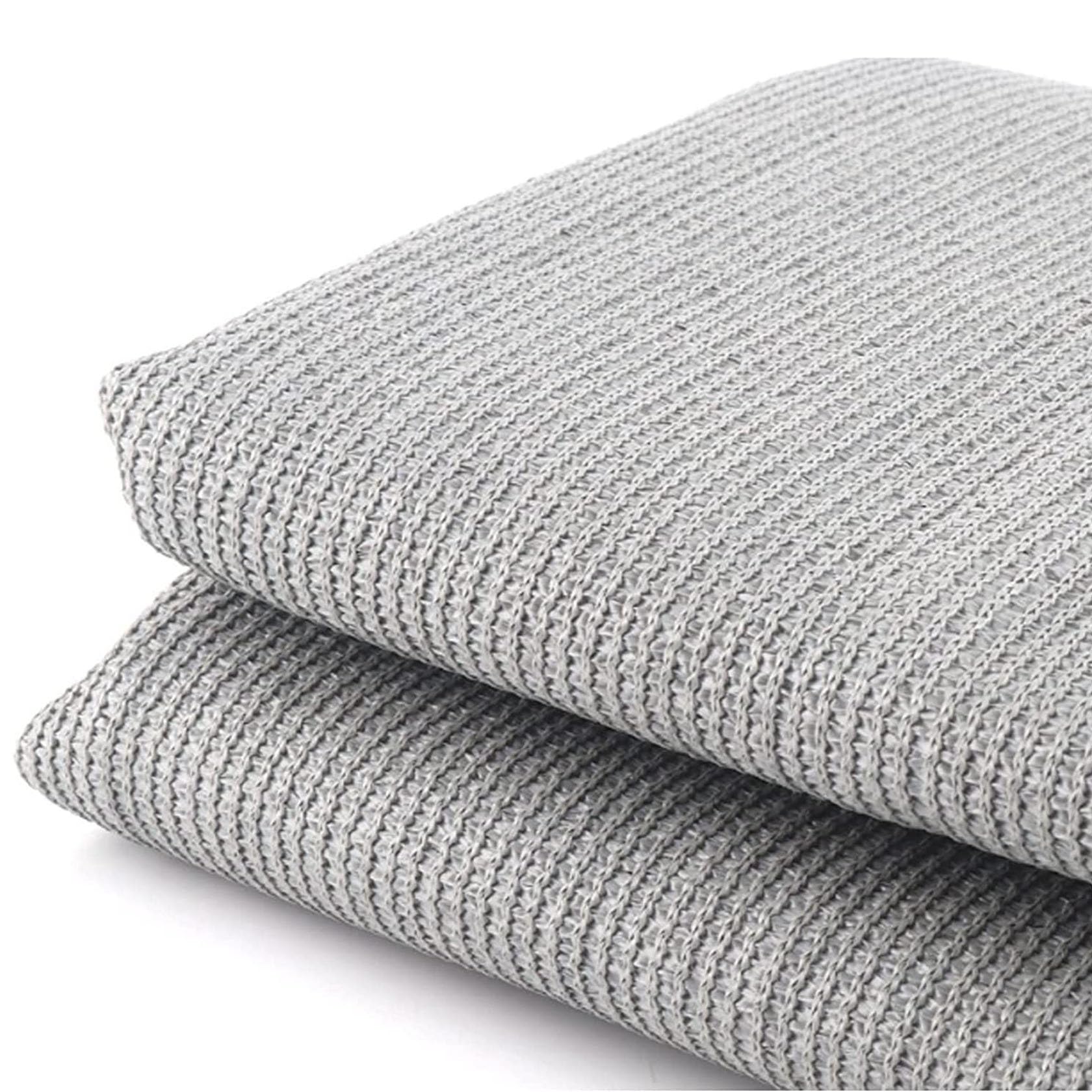 Voile d'ombrage Rectangulaire 1.5 x 4 m Résistant et Respirant Toile Ombrage HDPE Respirant avec 1.5m Corde pour Balcon,Terrasse,Extérieures Activités, Gris