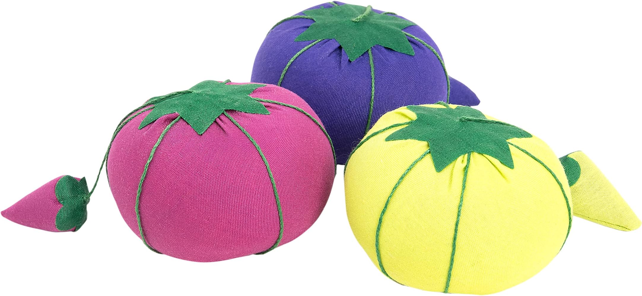 Dritz S101 Tomato Pin Cushion Notion, Lime, Pink, Purple, 2-3/4" (69 mm)