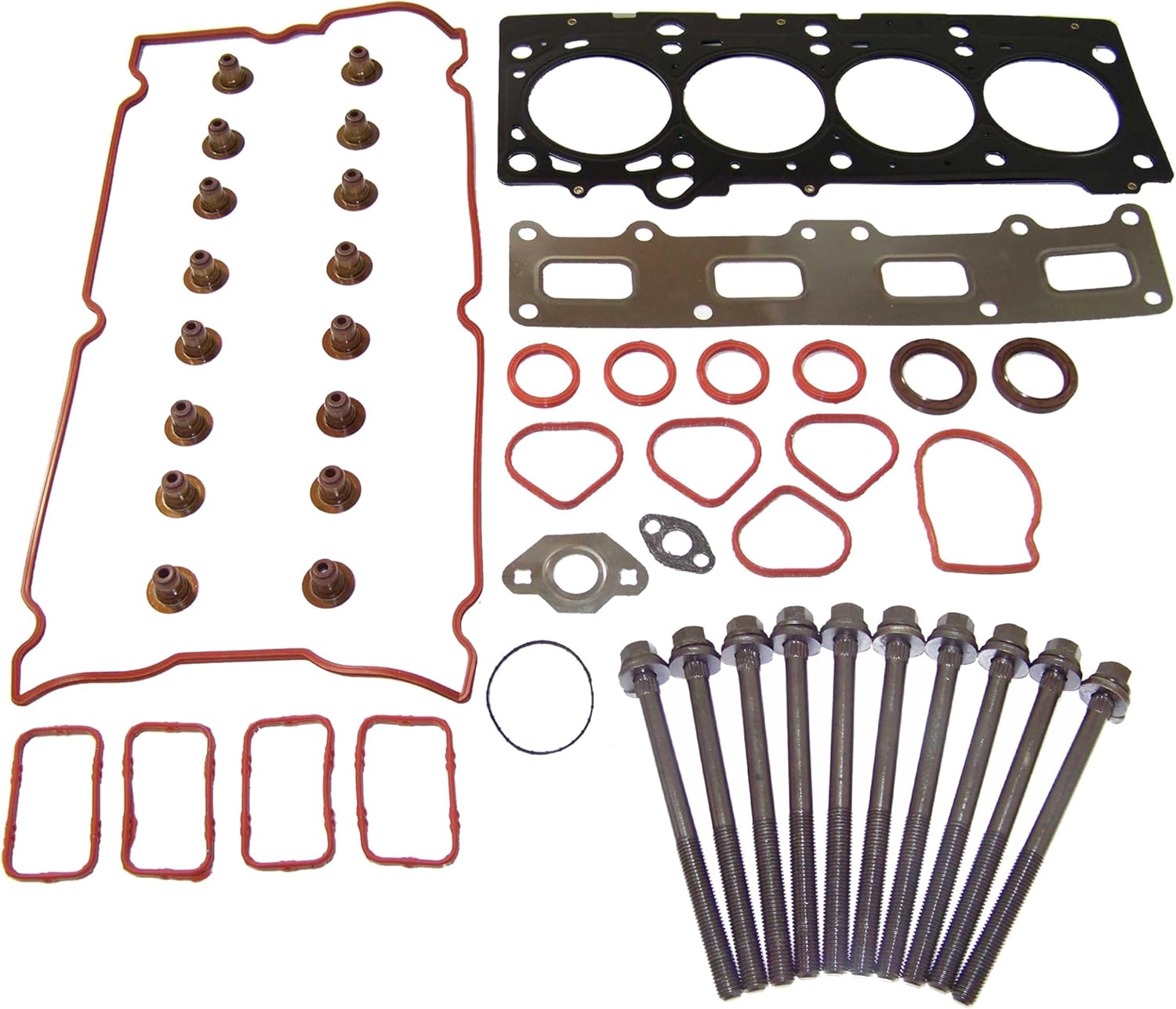 CPWK40 Head Gasket Set Bolt Kit Fits: 02-10 Chrysler PT Cruiser 2.4L DOHC 16v Cu.148