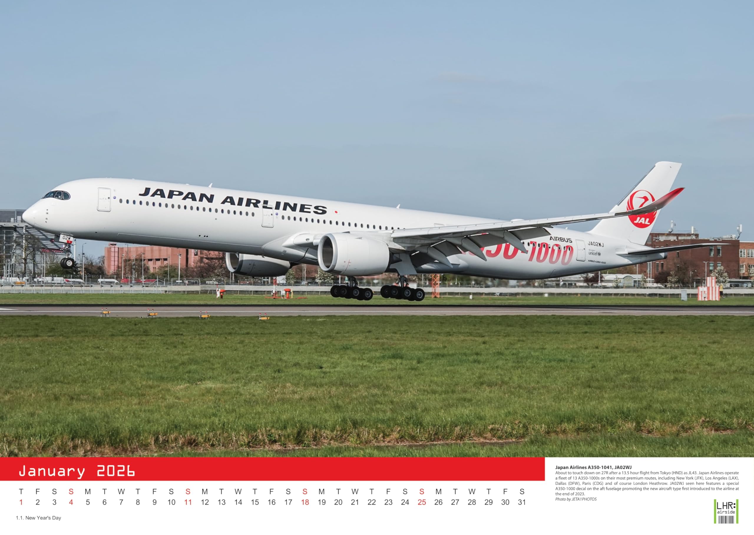 My AIRLINER CALENDAR 2026 Just Landed – 12 Aviation Moments In - View #5