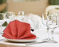 Vista 69 de Utopia Kitchen - Servilletas de tela negras [paquete de 12, 50 x 50 cm], mezcla de algodón absorbente, lavables y reutilizables para cena