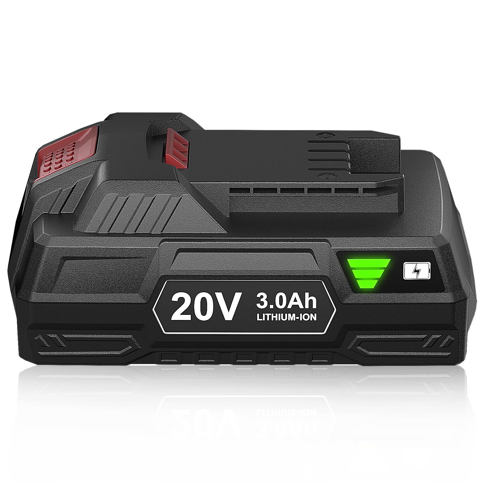 Parkside 20v Akku Kompatibel Mit Worx 20V 3000mAh Ersatzakku für Parkside 20V Akku Li-ion Akku Kompatibel mit